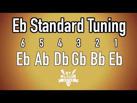 E Flat Standard Tuning Guitar Notes - Guitar Tuner Half Step Down/ SRV guitar tuning/ Slash, Hendrix
