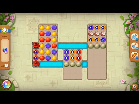 Gardenscapes level 10859 No Boosters Gameplay