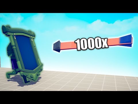 HULK MIRROR SHIELD vs 1000x OVERPOWERED UNITS - TABS | Totally Accurate Battle Simulator 2025