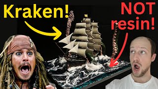 How to make a kraken attack diorama WITHOUT resin!