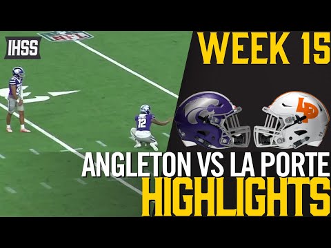 Thrilling High School Football: Angleton vs LaPorte District Playoff Highlights