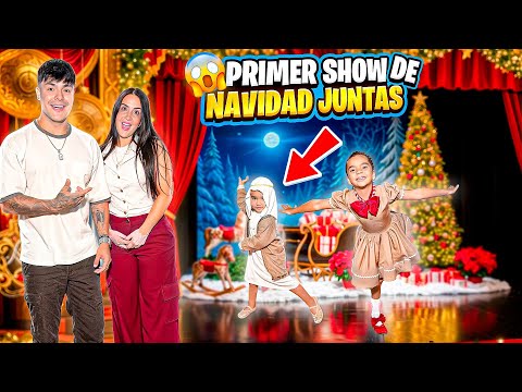 MY DAUGHTERS' FIRST CHRISTMAS SHOW TOGETHER AND THEY SURPRISE US😱🎄