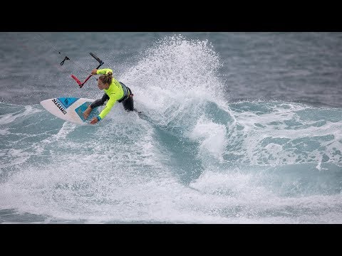 Jalou Langeree at the GKA Kite-Surf World Tour Cape Verde 2018