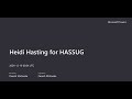 heidi hasting for hassug 20241218 183452 meeting recording