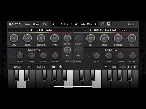 AudioKit Pro - VHS Synth - Demo Preset @analogmatthew