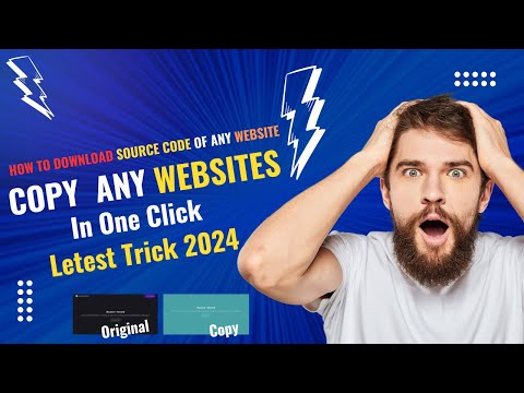 How to Download Source Code of Any Website || Download (HTML, CSS, JS etc)code | Letest Trick 2024