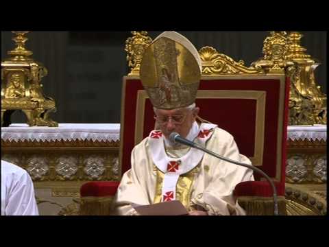 Pope Benedict XVI Vigil Easter 23 04 2011