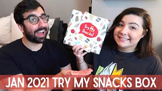 January 2021 Try My Snacks Box Unboxing and Taste Test | Germany
