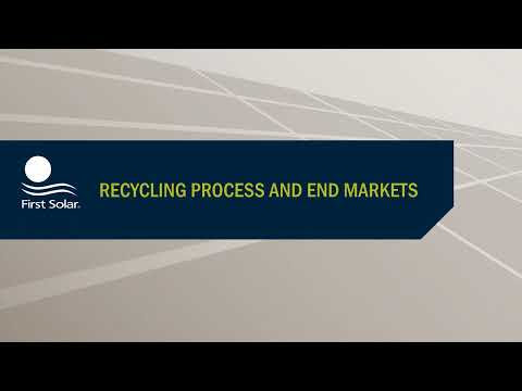 Solar Panel Recycling & EPR webinar recording