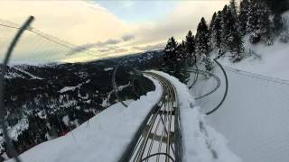 preview picture of video 'Turracher Hoehe Alpine Roller Coaster - Nocky Flitzer 2014 :)'