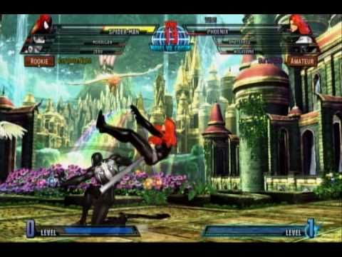 Marvel vs Capcom 3 - PS3 -- Non-Ranked Matches 11 - Level 3 X-Factor Dark Phoenix Crutch
