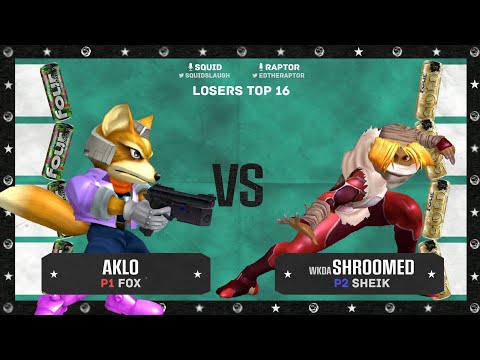 FOUR LOKO FIGHT NIGHT Aklo (Fox) VS Shroomed (Sheik) Losers TOP 16