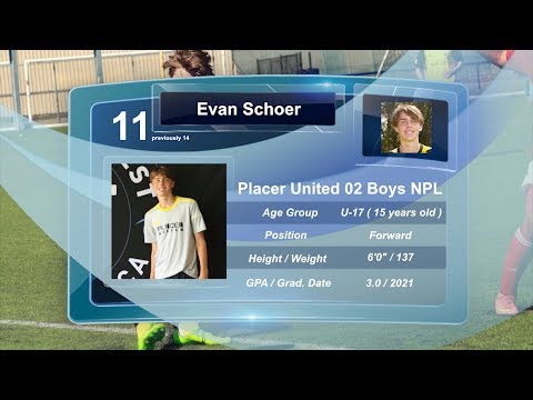 Evan Schoer Soccer Recruitment Video - Double Take Recruit