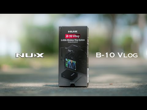 NUX B-10 Vlog 2.4GHz Wireless Vlog Microphone System Lavalier Microphone image 16