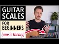 Guitar SCALES For BEGINNERS Music Theory
