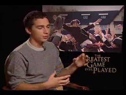 Shia LaBeouf interview for The Greatest Game Ever Played