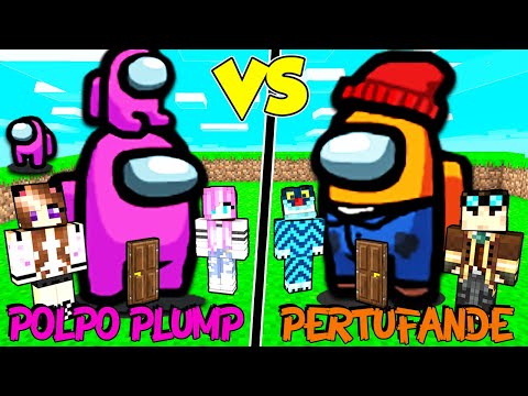 CASA PERTUFANDE CONTRO CASA POLPOPLUMP SU MINECRAFT!!