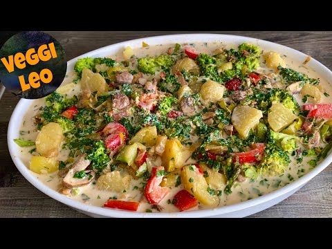 Veganer, bunter Gemüseauflauf | Rezept-Quickie