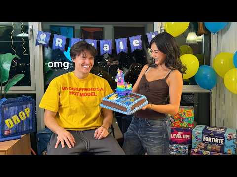 surprising my BOYFRIEND with the BIRTHDAY PARTY of his dreams