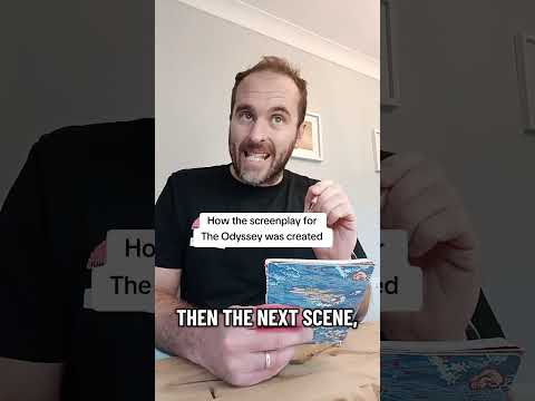How The Odyssey screenplay was created
