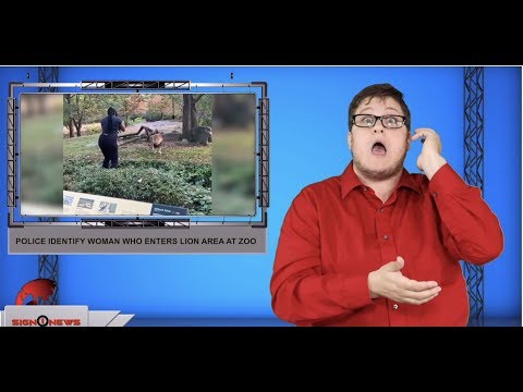 Police identify woman who enters lion area at zoo (ASL - 10.4.19)
