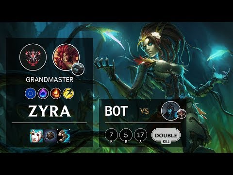 Zyra Bot vs Kalista - EUW Grandmaster Patch 10.6