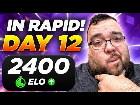 Missing Every Winning Move in Chess | Road to 2400 ELO Rapid - Day 12