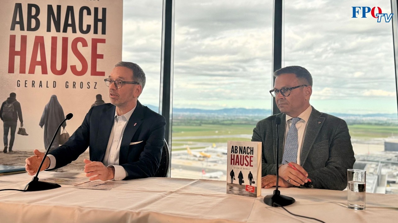 "Ab nach Hause" - Herbert Kickl und Gerald Grosz präsentieren neuen Bestseller