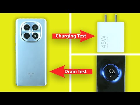 Redmi Note 15 Battery Drain Test 100% to 0% || Redmi Note 15 Charging Test 0% to 100%