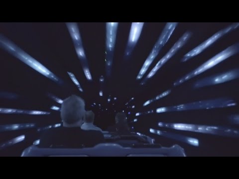 Low-Light Star Wars Hyperspace Mountain POV at Disneyland
