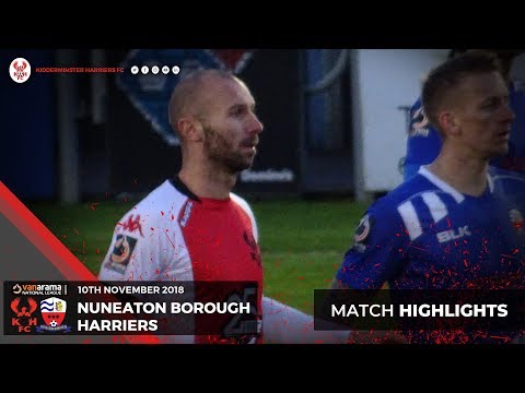 Match Highlights: Nuneaton Borough 1-1 Harriers 10/11/18
