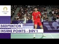 9 Minutes Of INSANE Badminton Points From Paris2024