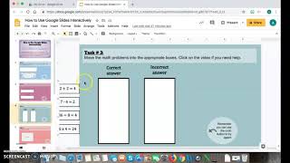 Moving Objects in Google Slides