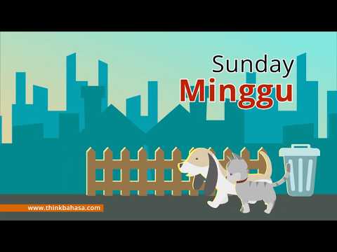 Learn Days and Months in Indonesian Language