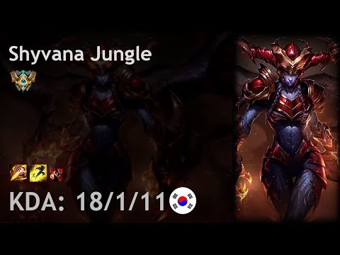 Shyvana Jungle vs Sejuani - KR Challenger Patch 7.19