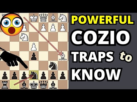 Straordinarie trappole difensive di Cozio per annientare e4 e Ruy Lopez 😱🔥