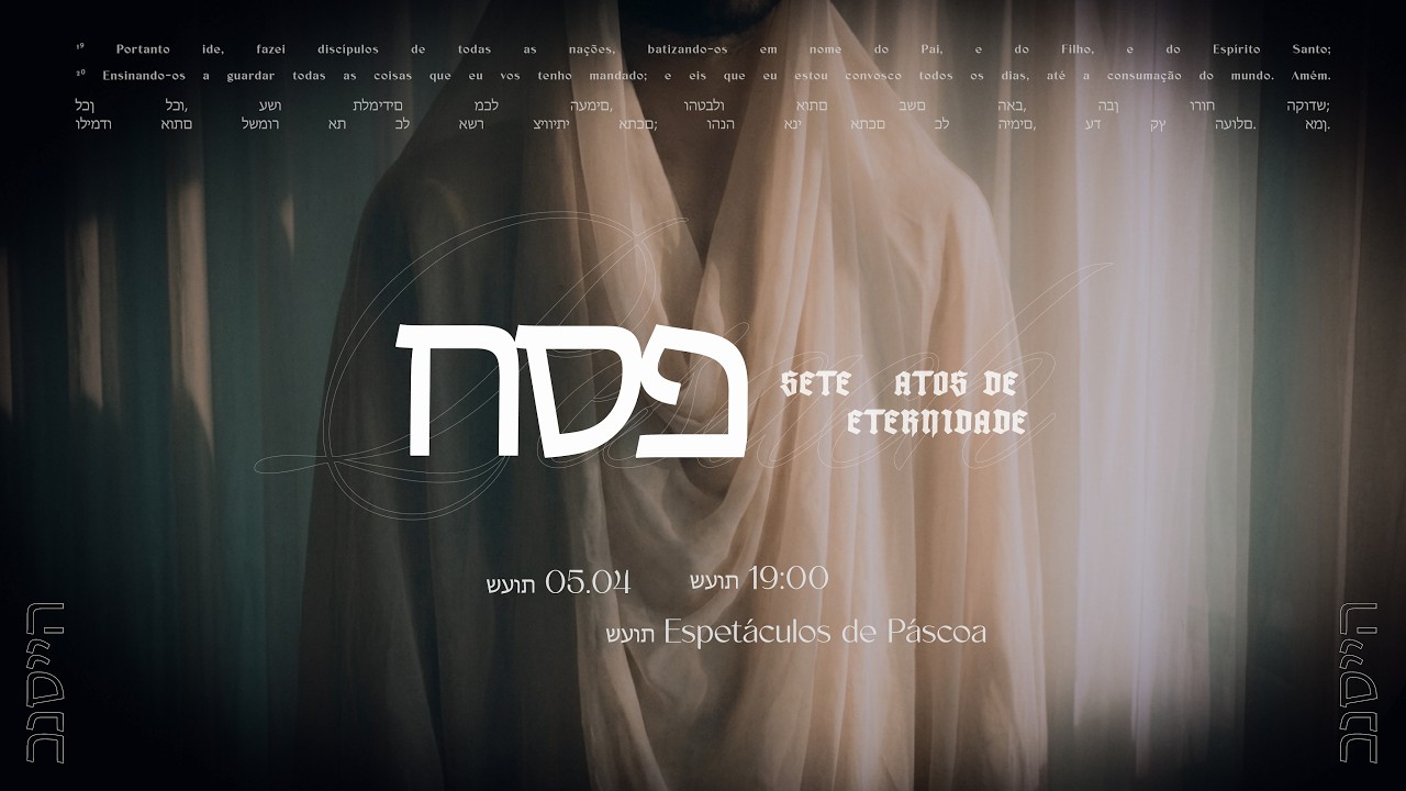 Espetáculo de Páscoa | Pr. Jessé Medeiros | 05 de Abril de 2026 | 19h00