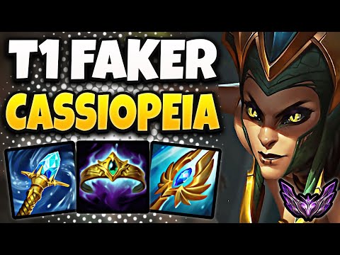 T1 Faker Cassiopeia MID vs Galio - Patch 13.11 Korea Master ✅