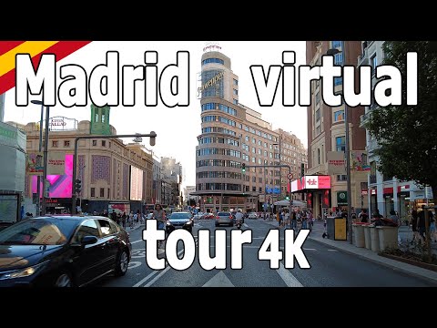 MADRID Cycling TOUR [4k] virtual city tour / bike ride 🚴 Spain 🚴 Ebike rides #05