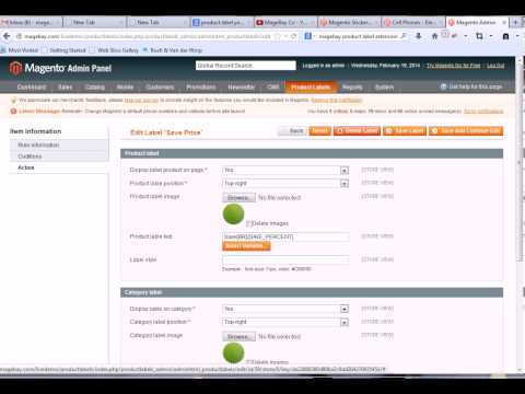 Magento Stickers & Product Labels Extension - Free Extension - Magento Connect