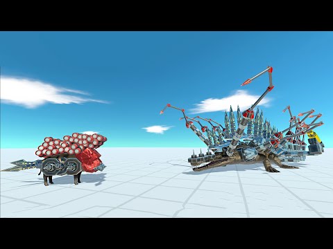 Explosive Wild Boar vs Mecha Units - Animal Revolt Battle Simulator