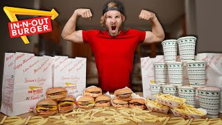 The ENTIRE In N Out Menu Challenge TRIPLED!