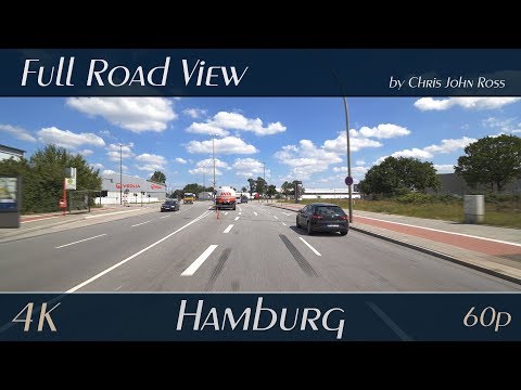 Hamburg, Germany: Billbrook, Rothenburgsort - Grusonstraße, Borsigstraße, Großmannstraße - 4K UHD