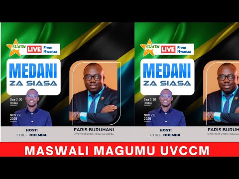 #LIVE: MASWALI MAGUMU YA CHIEF ODEMBA KWENYE MEDANI ZA SIASA
