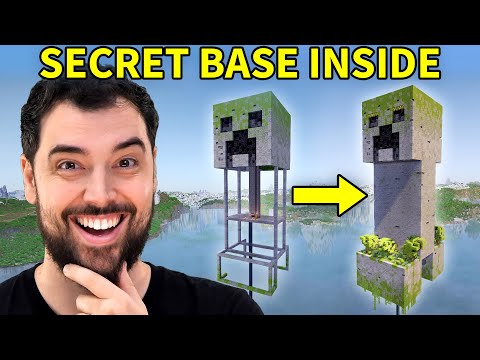 Building a MASSIVE Creeper Base (with hidden mob farm)