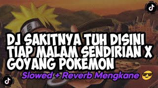 Download lagu DJ SAKITNYA TUH DISINI TIAP MALAM SENDIRIAN X GOYANG POKEMON (SLOWED REVERB) | BY DJ CANTIK VIRAL TT mp3