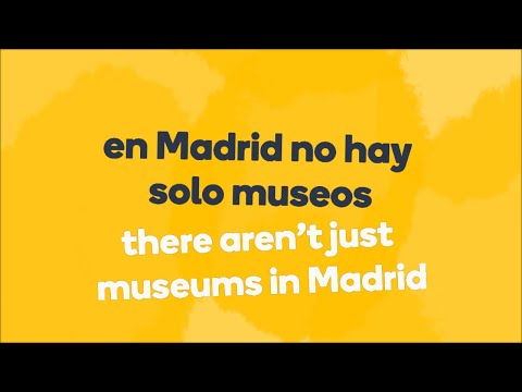 How to say "there aren't just museums in Madrid" in Spanish - Learn a language fast with Memrise