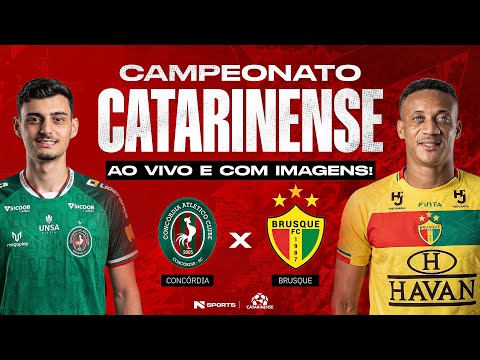 🔴 AO VIVO E COM IMAGENS | CONCÓRDIA X BRUSQUE | CAMPEONATO CATARINENSE 2026