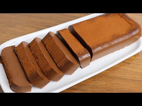 do you have milk and chocolate? make this delicious dessert with no gelatin, ,no cornstarch, no oven