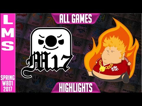 Machi 17 vs Fireball Highlights All Games - LMS W8D1 Spring 2017 M17 vs FB All games